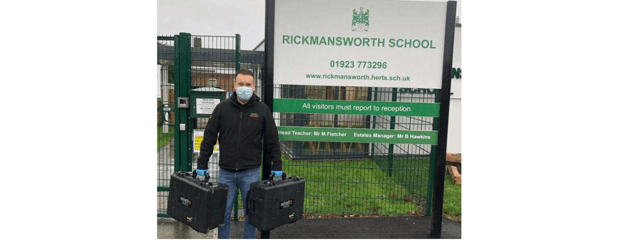 Two-way radios delivered to Rickmansworth School