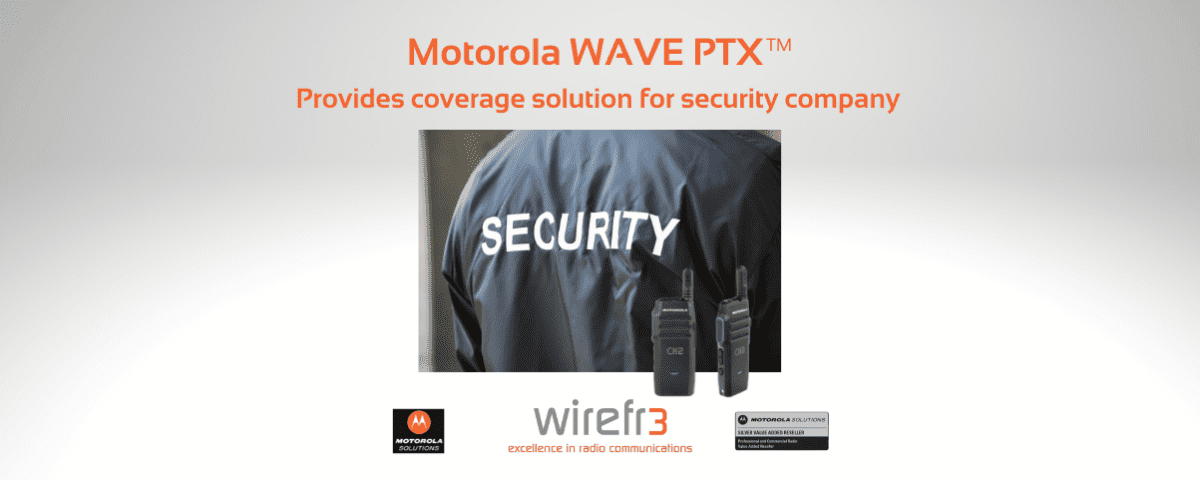 Motorola WAVEPTX provides coverage solution