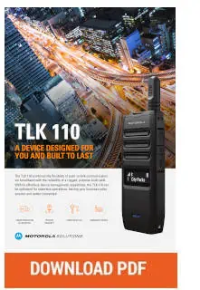 Motorola Wave TLK110 datasheet download